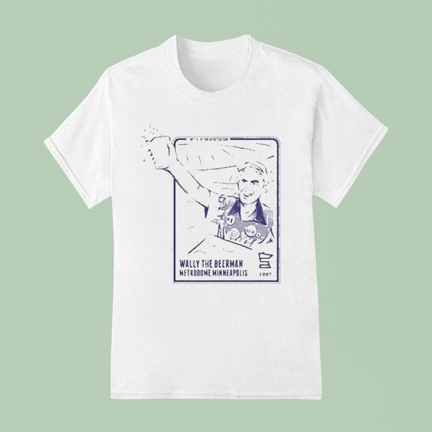 Wally The Beerman Metrodome Minneapolis T Shirt