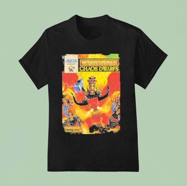 Warhammer Fantasy Battle Th Dwarf Presents Chaos Dwarfs T Shirt