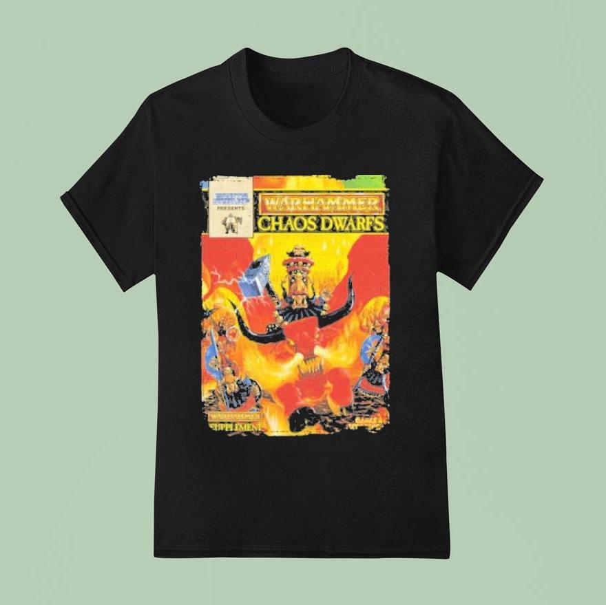 Warhammer Fantasy Battle Th Dwarf Presents Chaos Dwarfs T Shirt