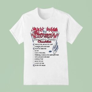 Warren Lotas Bachelor Party Bachelor Party Checklis T Shirt