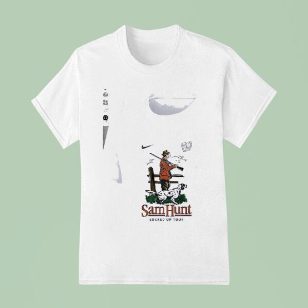 Washington Nationals X Sam Hunt Summer Tour Locked Up Tour T Shirt