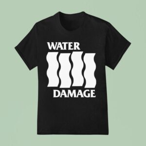 Water Damage Flowing Water T Shirt