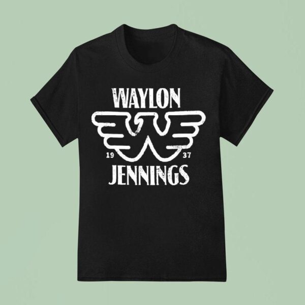 Waylon Jennings Logo T Shirt