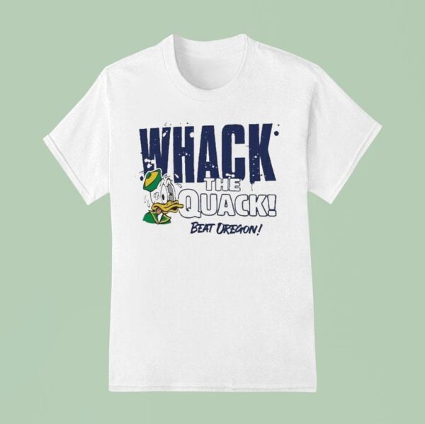 Whack The Quack Beat Oregon Ducks Penn State Masco T Shirt