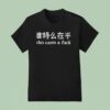 Who Cares A Fuck Chinese T Shirt