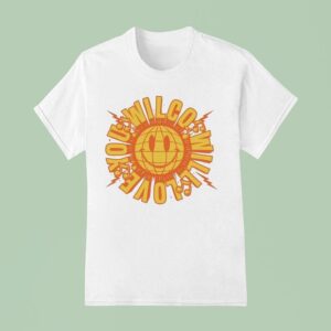 Wilco Will Love You Smiley Globe T Shirt