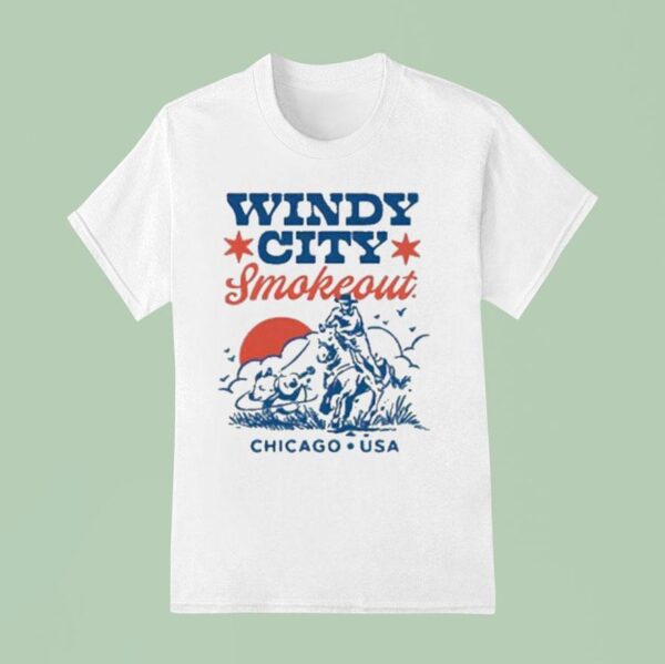 Windy City Smokeout Chicago Usa T Shirt