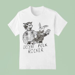 Wolf And Rabbit Decent Folk Rocke T Shirt