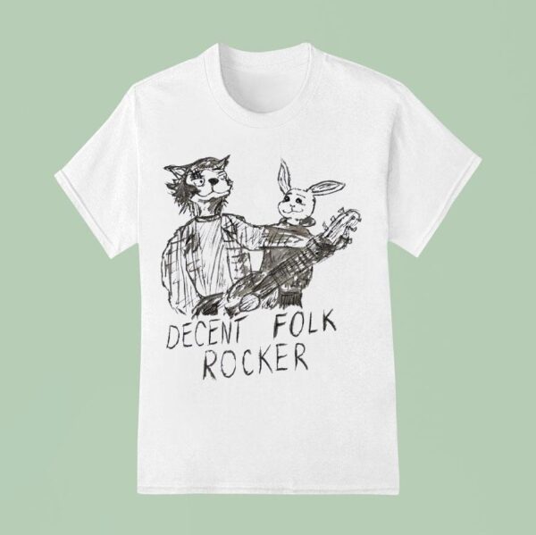 Wolf And Rabbit Decent Folk Rocke T Shirt