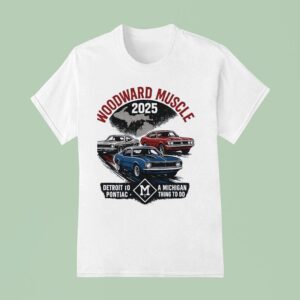 Woodward Muscle A Michigan Thing To Do T Shirt