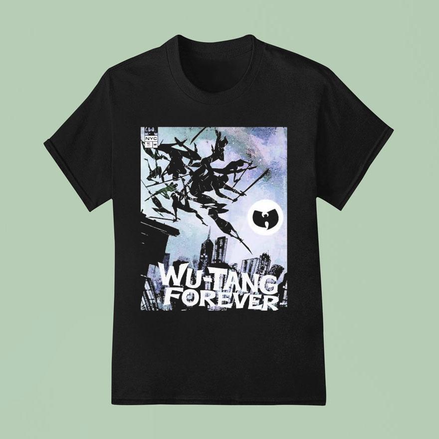 Wu Tang Clan Nyc Pop Up On July Ninja Batman Comic Inspired T Shirt
