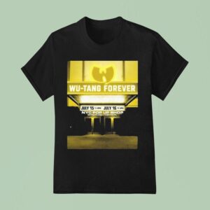 Wu Tang Clan Pop Up At Irving Plaza In New York On July Yellow Neon Marquee T Shirt