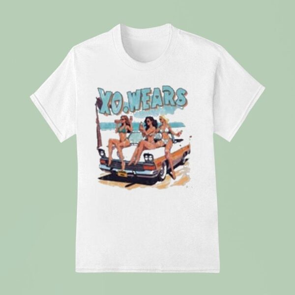 Xo Wears Beach Girls Car T Shirt