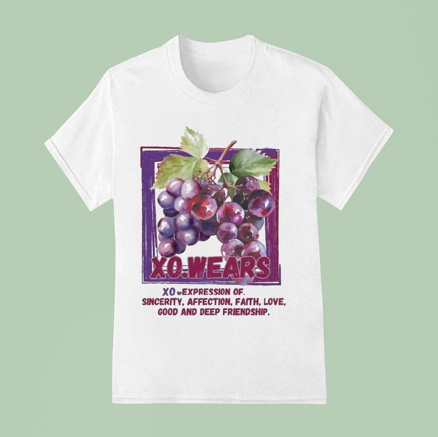 Xo Wears Expression Of Sincerity Affection Faith Love Good And Deep Friendship T Shirt