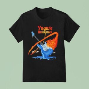 Yngwie Malmsn Dominion Rosso T Shirt
