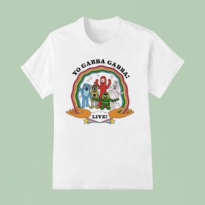 Yo Gabba Gabba Under The Rainbow Live T Shirt