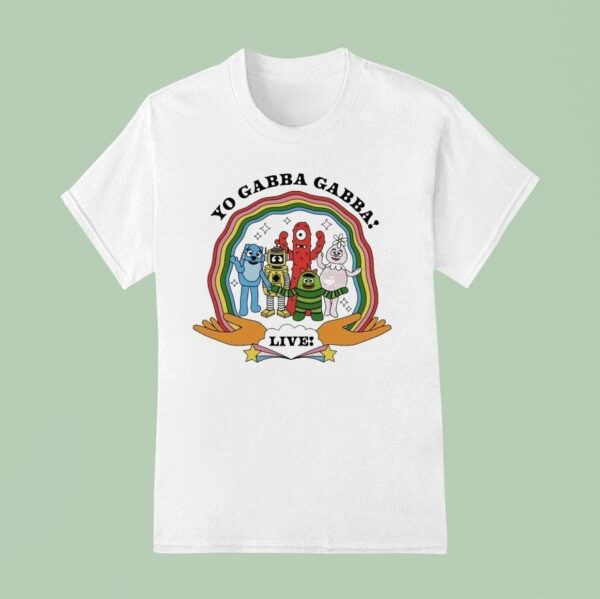 Yo Gabba Gabba Under The Rainbow Live T Shirt