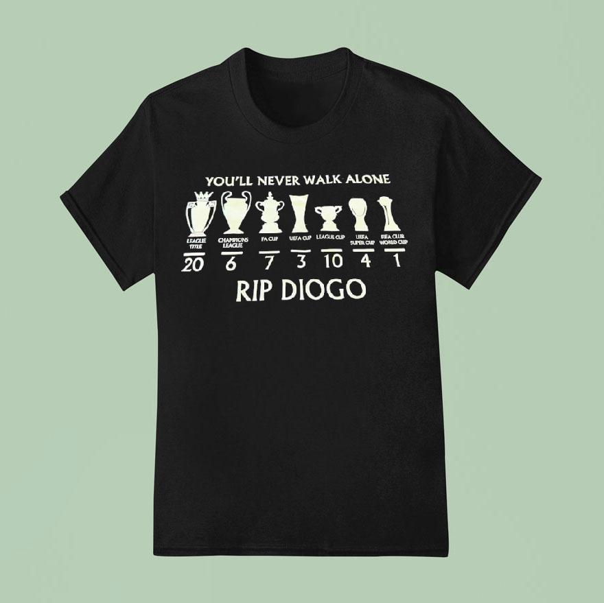 You Ll Never Walk Alone Rip Diogo T Shirt