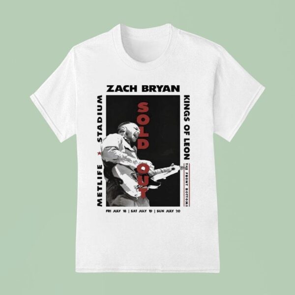 Zach Bryan Kings Of Leon Metlife Stadium The Front Bottoms East Rutherford July T Shirt