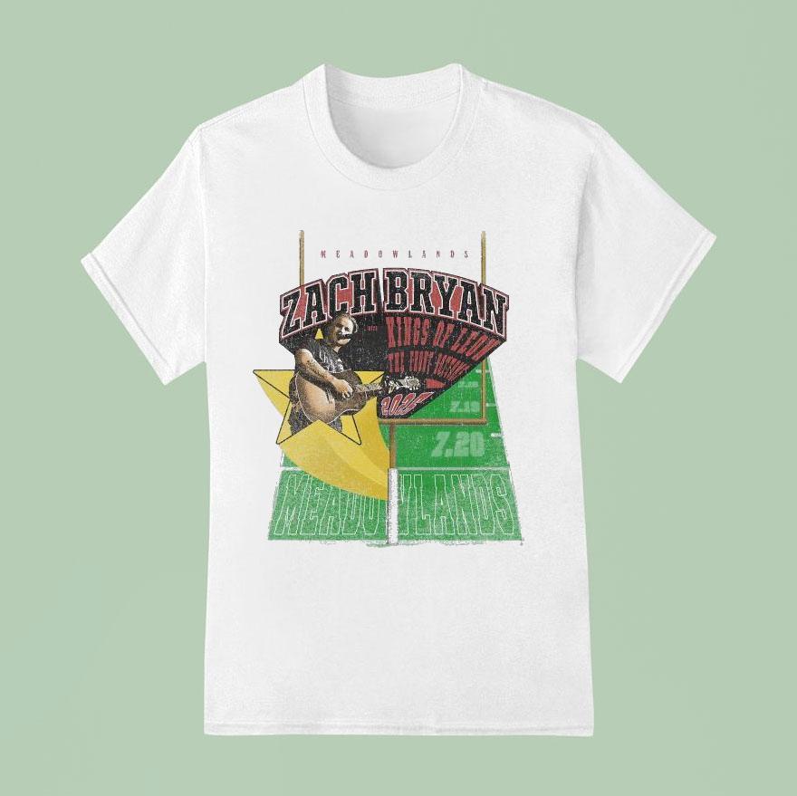 Zach Bryan Kings Of Leon The Front Bottoms Meadowlands Field T Shirt