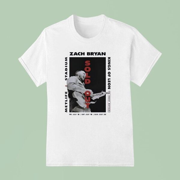 Zach Bryan Metlife Stadium Kings Of Leon T Shirt