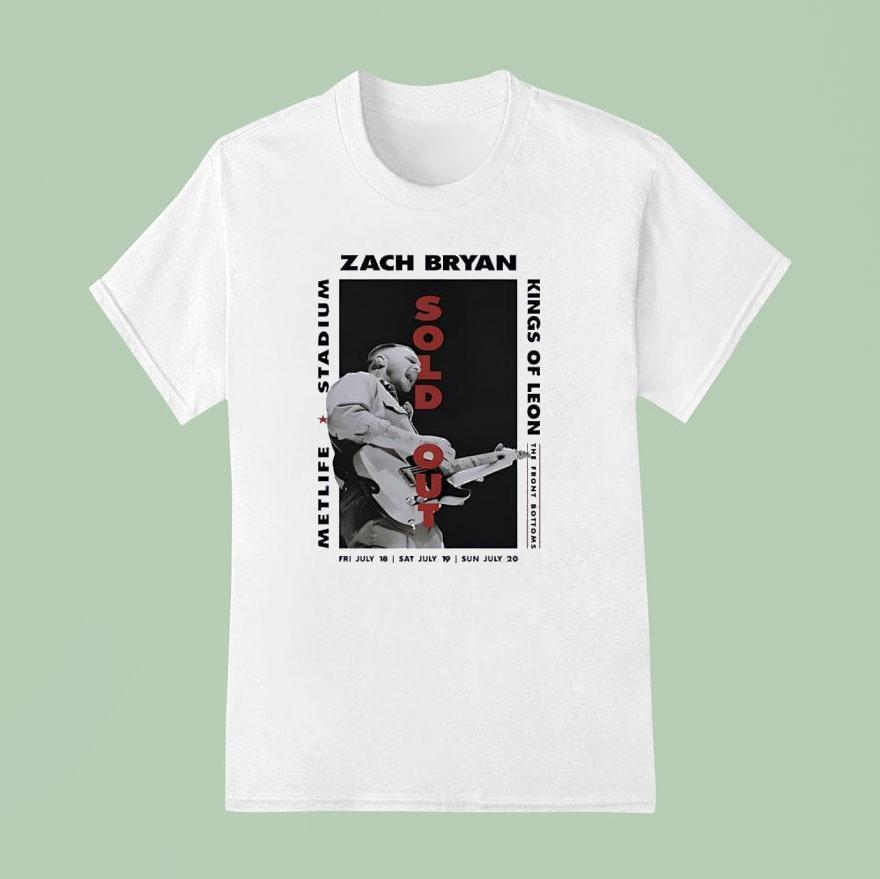 Zach Bryan Metlife Stadium Kings Of Leon T Shirt