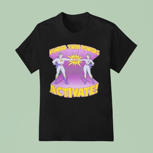 Zan And Jayna Wonder Twin Powers Activate T Shirt