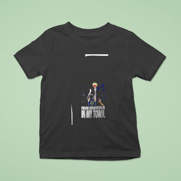Wnba All Star Indiana Fever Caitlin Clark From My Downtown The Floor Is Ours T Shirt