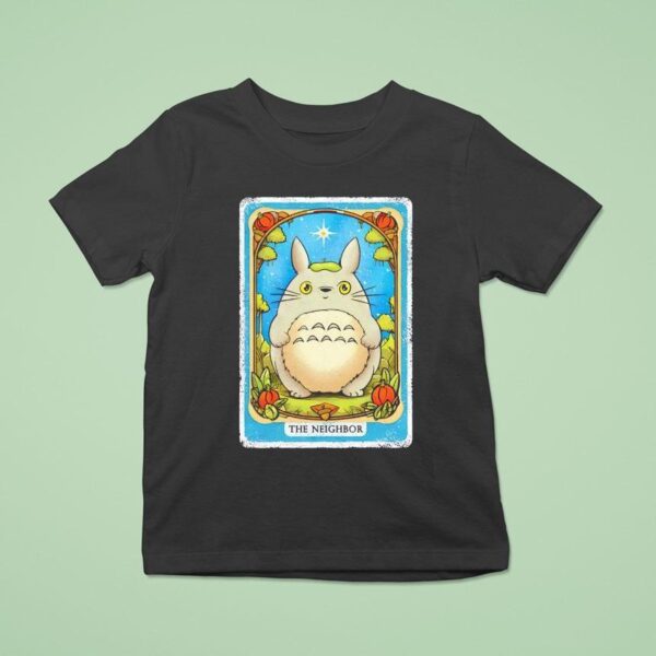 A Tarot Card Style Design Inspired By Totoro T Shirt