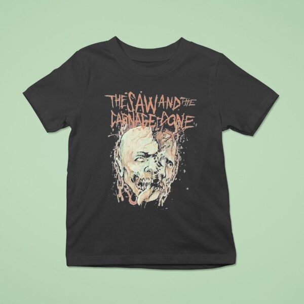 Aborted The Saw And The Carnage Done Heads T Shirt