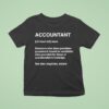 Accountant Wizard Definition T Shirt