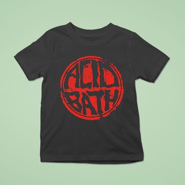 Acid Bath Worn N Torn Logo T Shirt