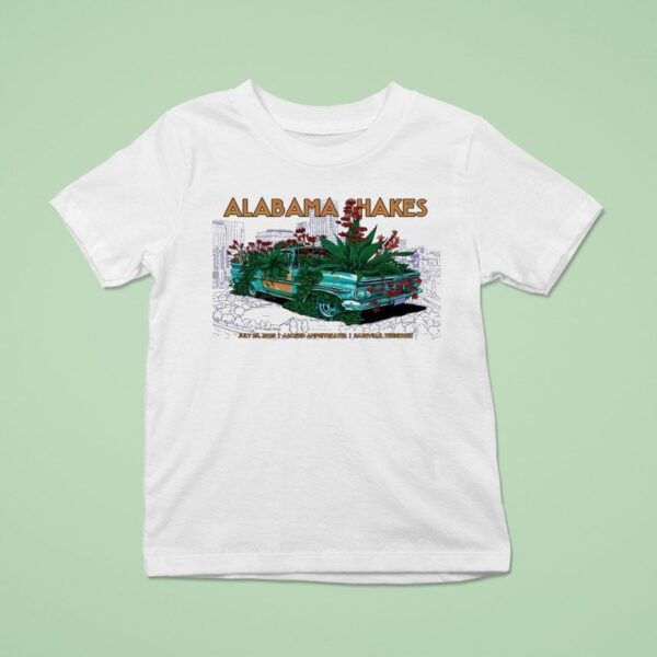 Alabama Shakes Nashville Tn Even T Shirt