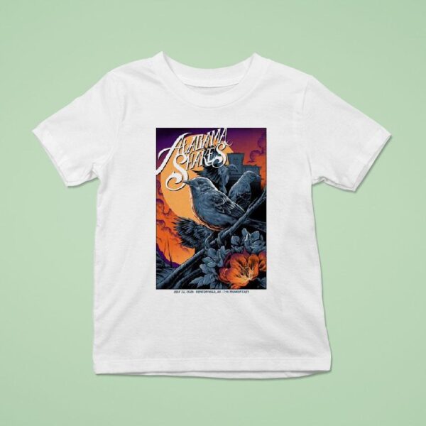 Alabama Shakes July The Momentary In Bentonville Ar Birds T Shirt