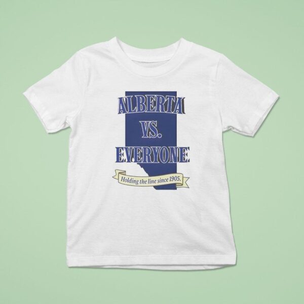 Alberta Unchained Ab Versus Everyone Western Pride T Shirt