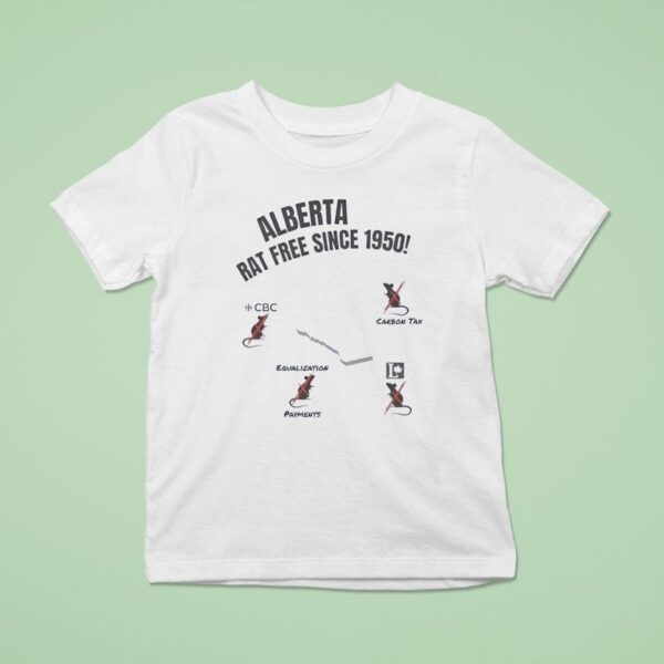 Alberta Unchained Rat Free Since Heritage T Shirt