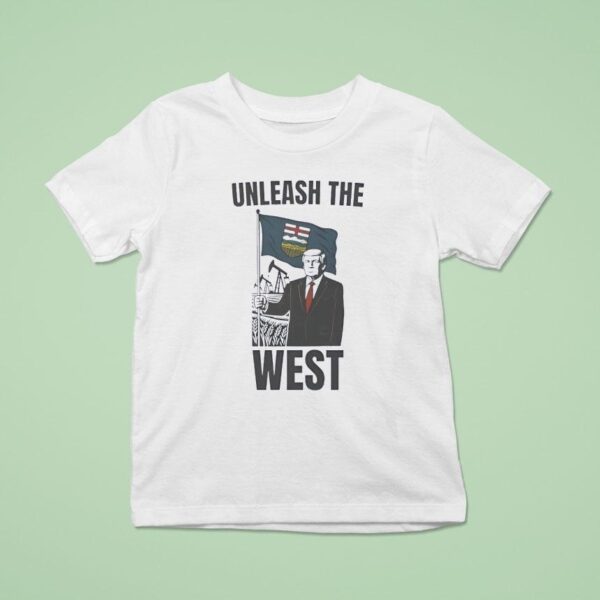 Alberta Unchained Trump Unleash The West Patriotic T Shirt