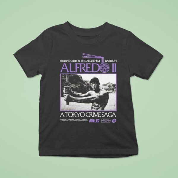 Alfredo X Babylon Billboard Freddie Gibbs And The Alchemist A Tokyo Crime Saga T Shirt
