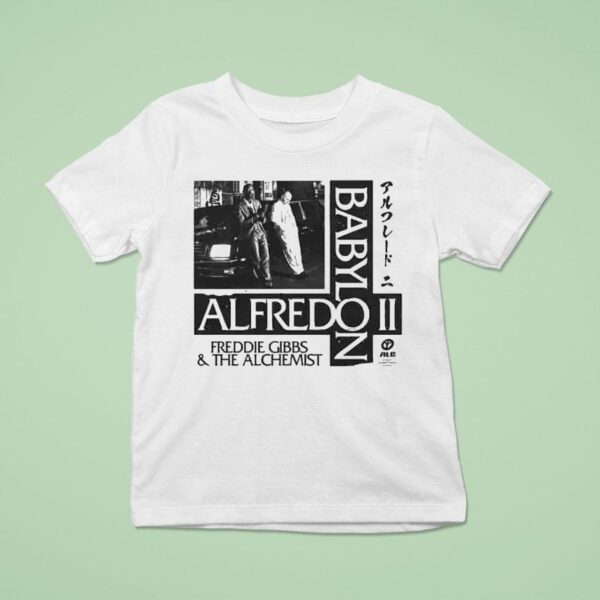 Alfredo Ii Babylon By Freddie Gibbs X The Alchemist Exclusive Tokyo Noir Inspired Album T Shirt
