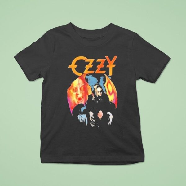 Alice Cooper Wearing Ozzy Osbourne Patient No Wings T Shirt