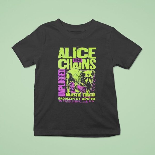 Alice In Chains Unplugged Dog Retro T Shirt