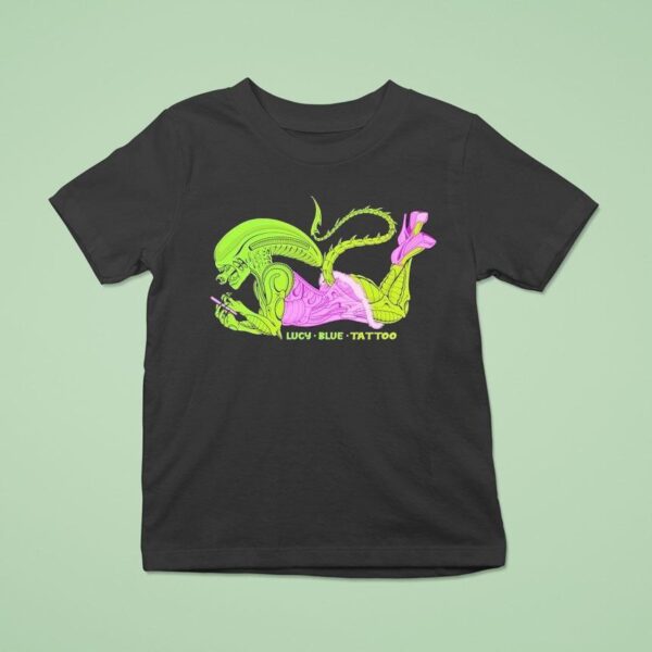Alien Luc Blue Tattoo Xenomorph T Shirt