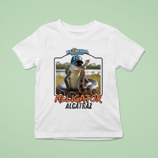 Alligator Alcatraz Florida Welcomes You Gator T Shirt