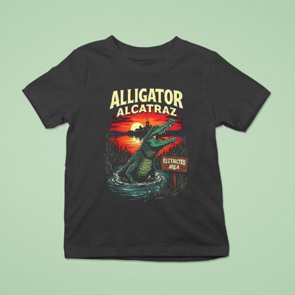 Alligator Alcatraz Restricted Area T Shirt