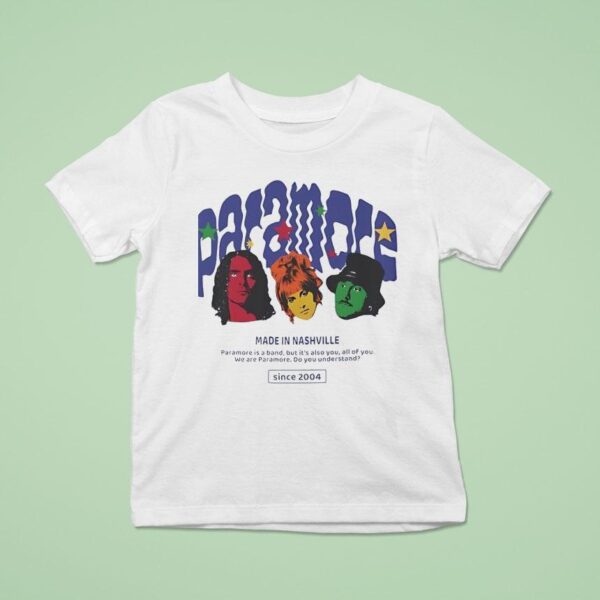American Rock Band Paramore Made In Nashville Since T Shirt