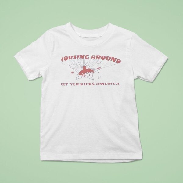 Americana Sydney Sweeney Horsing Around T Shirt
