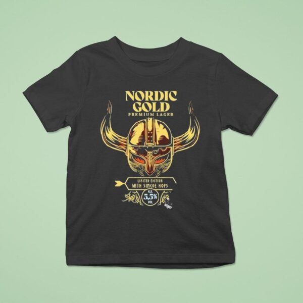 Amon Amarth Nordic Gold Premium Lager With Simcoe Hops T Shirt