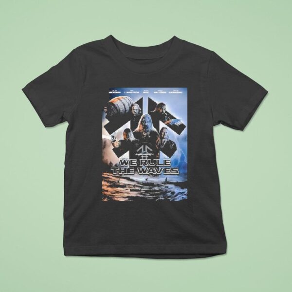 Amon Amarth We Rule The Waves Single T Shirt