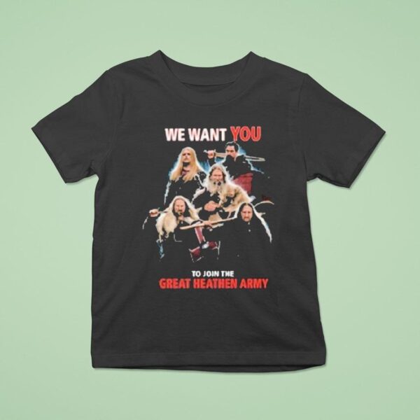 Amon Amarth We Want You To Join The Great Heathen Army T Shirt