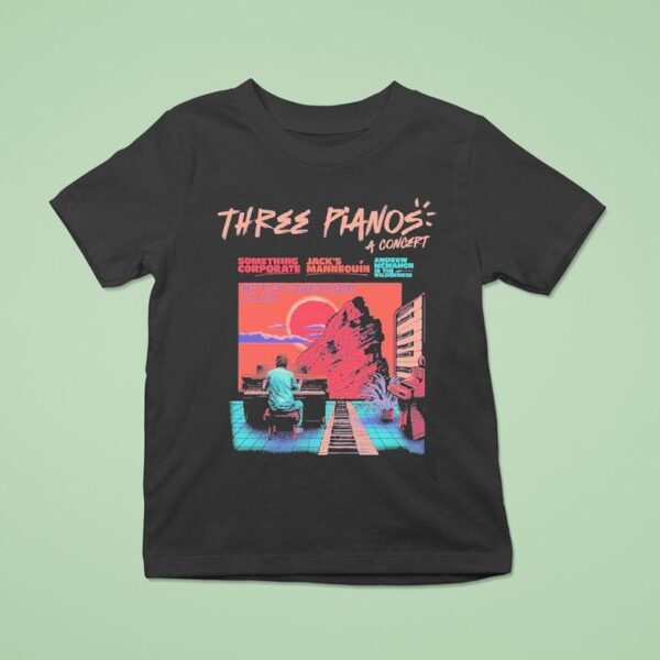 Andrew Mcmahon In The Wilderness Something Corporate Jack S Mannequin Three Piano A Concert Red Rocks Event T Shirt